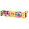 SES CREATIVE Lot de 4 pâtes à modeler pailletée- 90g