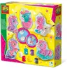 SES Creative Moulage et Peinture - Bébés Licornes, Jaune, für Kinder AB 5 Jahren