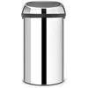 BRABANTIA Poubelle Touch Bin 60 L gris brillant