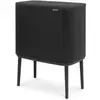 BRABANTIA Poubelle Bo Touch Bin - 36 L - Noir mat