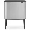 Poubelle Bo Touch bin 36L Inox mat, Brabantia Gris