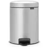 Brabantia NewIcon Poubelle à Pédale. 5L - Metallic Grey