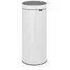 Brabantia - Poubelle Touch Bin unie 30 litres - Blanc - 115141