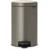 Poubelle à pédale Newicon 12 l platinum Code C - Brabantia - -