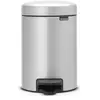 BRABANTIA Poubelle à pédale NewIcon - 3L - Gris métallique