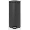 Brabantia 114663 Newlcon Sense of Luxury Poubelle à pédale Acier Inoxydable/Plastique Minéral Infinité Gris 33 x 35,5 x 73,5 cm 30 L