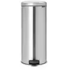 Poubelle à pédale, acier inoxydable, acier mat, 30 l - Brabantia