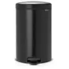 BRABANTIA Poubelle à pédale New Icon 20 L noir mat