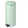 Poubelle à pédale coloris vert jade Brabantia NewIcon 30 L