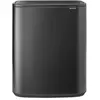 Brabantia Poubelle Bo Touch 2 Pièces