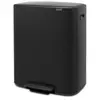 Poubelle tri sélectif BRABANTIA à Pédale Bo 2X30L Matt Black