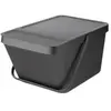 Brabantia 1 Poubelle Empilable Sort & Go 20 L, Brabantia, Gris