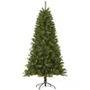 alpina Giftsome Sapin de Noël - Sapin de Noël Artificiel avec LED - Branches Pliables - Lumière Blanche Chaude - 185 CM - Vert