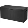 ProGarden Boîte de rangement de jardin 312 L Gris foncé 436100