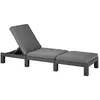 Allibert Chaise longue Daytona Graphite 213720