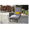 Keter Allibert - Bain de soleil jaipur - imitation résine tressée - Gris