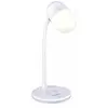 Lampe LED - GRUNDIG - 3-En-1 - Chargeur Sans Fil - Haut-Parleur Bluetooth - Blanc