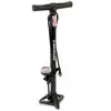 Pompe à vélo sur pied - Dunlop - Noir - Manomètre analogique - Double tête - Accessoires inclus