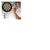 Eddy Toys Jeu de fléchettes Pro - Cible Ø 45 cm & 6 fléchettes