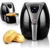 alpina Friteuse Air chaud 1500W 2.4 L sans huile Minuterie Panier amovible Multifonctions