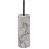 aquanova NERO Porte-brosse WC avec brosse, NERBHR-195,