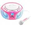 Lenco Radio et lecteur CD SCD-650 Rose