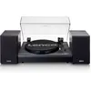 Platine vinyle avec deux haut-parleurs externes Lenco LS-301BK Noir