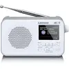 Radio DAB+/FM avec Bluetooth® Lenco PDR-036WH Blanc-Gris