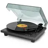 Platine vinyle - LENCO - LS-10BK - Haut-parleurs intégrés, 33/45 RPM, Noir