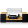 Platine vinyle avec Bluetooth et deux haut-parleurs externes Lenco LS-300WD Bois