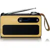 Lenco PDR-040BAMBOOBK - Radio DAB+ - Bambou - Noir