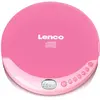 Lenco Lecteur CD portable avec fonction de rechargement CD-011PK Rose