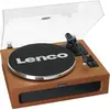 Platine vinyle avec 4 haut-parleurs incorporés Lenco LS-430BN Marron