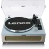 Lenco Platine vinyle avec 4 haut-parleurs incorporés LS-440BUBG Blue-Taupe