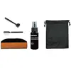 Brosse en bois avec coussinet de velours Lenco TTA-5IN1 Noir