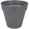 elho Pot de fleurs rond Loft Urban avec roues Ø 50 x H.44 cm - Anthracite
