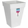 Elho pot de fleur carre haut loft urban - 37 x 37 x h 51 cm - blanc