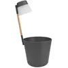 Pot de fleur - ELHO - Cancun - Plastique - Rond - Anthracite