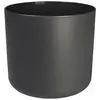 Pot elho ø 34 cm noir anthracite polypropylène plastique rond moderne