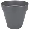 ELHO Pot de fleurs rond Loft Urban - Ø 20 cm - Gris anthracite