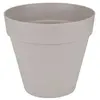 ELHO Pot de fleurs rond Loft Urban - Ø 20 cm - Gris chaud