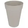 Elho pot de fleur haut loft urban rond - oe 35 x h 46 cm - gris chaud