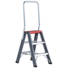 Altrex Escabeau Falco Double AccÃ¨s 3 Marches Noir Aluminium