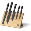 Amefa Richardson Sheffield-Nox- 5 delig messenblok bamboo met zwarte messen