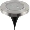 Spot solaire pour sol - Rond - 2 LED - RANEX