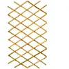 Nature Palissade de Jardin Bordure de Jardin Extensible 100 x 200 cm Bambou