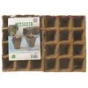 Nature Pots de Tourbe pour Plantes légumes Fleurs 4 x 4 x 5 cm 144 pièces