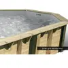 Liner sable ou bleu pour piscine ronde Ubbink - Gris - 5,80 x 1,30 m