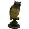 Bassin - UBBINK - Hibou décoratif - Hauteur 59 cm - Marron - Plastique