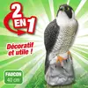 Ubbink Décoration de jardin sous forme de faucon 40 cm